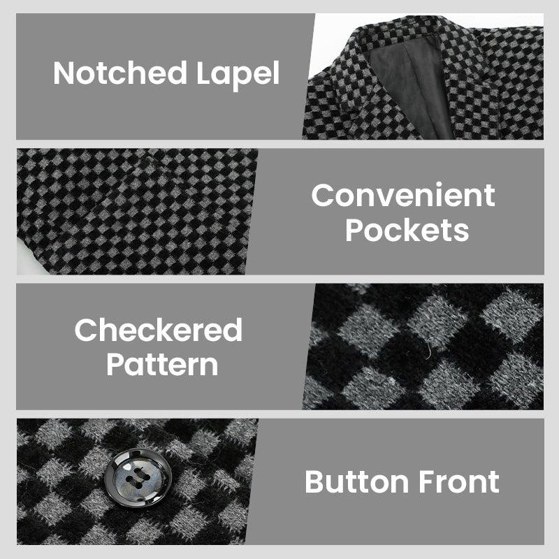 🔥Warm and stylish✨Men's Slim-fit Casual Suit Jacket