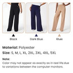 🌸High Stretch Tummy Control Button Wide Leg Pants