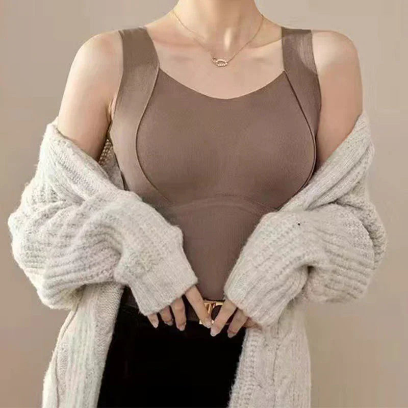 💃2025 New 50%OFF✨Thickened Warm Tank Top with Lined Bra