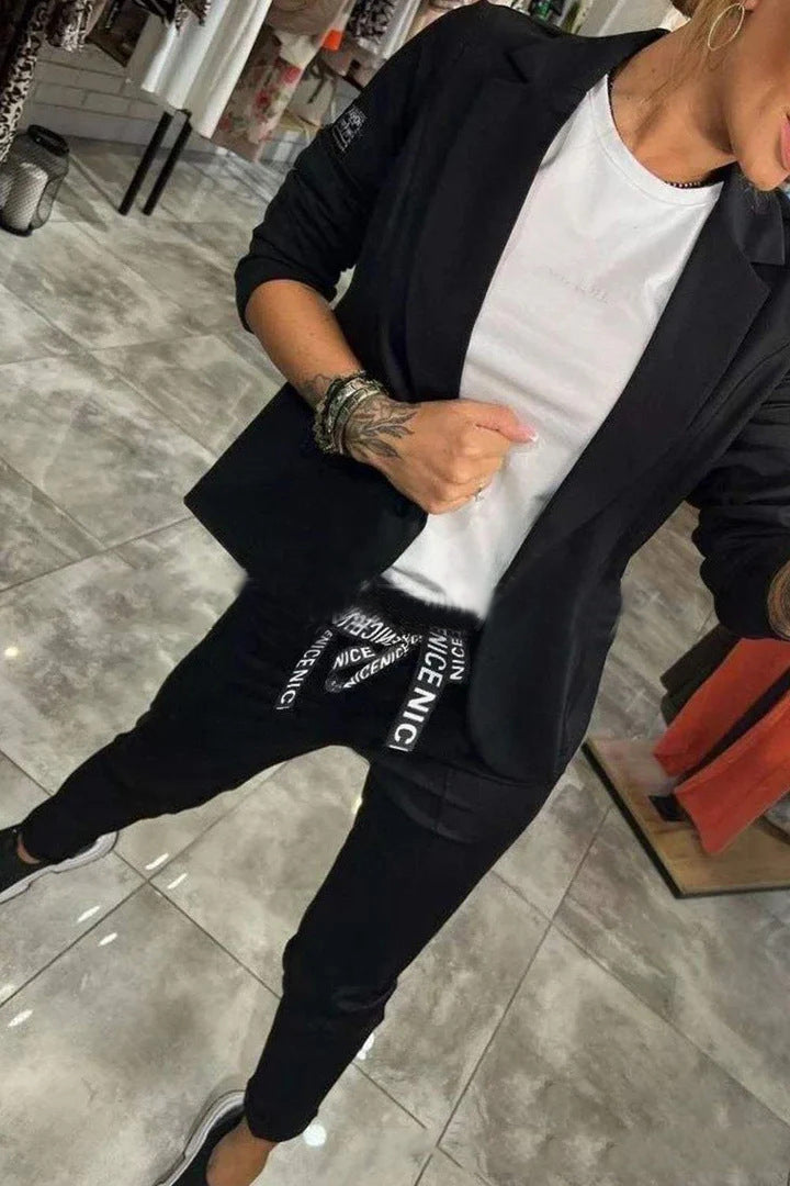 🎉2025 New Products Hot Sale✨Women's Casual Suit Jacket Pants 2-Piece Set