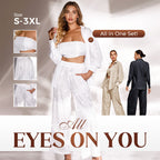 ✨49% OFF✨Sequin blazer and wide trousers for women (3-piece set)