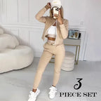 🎉New Year’s Hot Sales - 49% OFF😍Women's 3-Piece Zip-Up Tracksuits