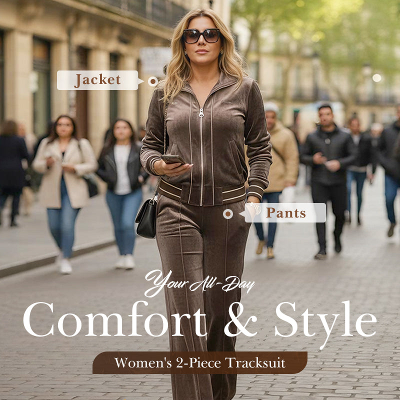 💝Black Friday Sale 50% OFF!!⚡✨ Women’s 2-Piece Tracksuit Set — Chic Comfort for Every Occasion! 💃