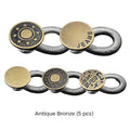 👖👖Spring-Loaded Metal Waist Extender Button for Jeans