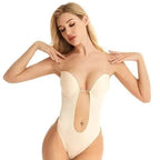 ✨ LAST DAY 49% OFF ✨ Backless Body Shaper Bra - Seamless Lift & Tummy Control | Invisible Under Backless Dresses & Tops | UK Sizes