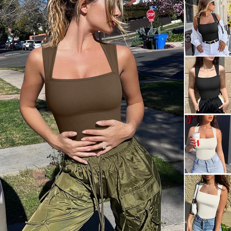 💥Big Sale-49% Off🔥Sleeveless Tummy Control Tank Tops Bodysuits