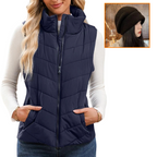 💖HOT SALE 55% OFF✨️Womens Sleeveless Zip Up Puffer Vest💗-Cozy Without Bulk