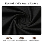 ⏰ Now only 50% off!⏰Men’s Casual Waffle Shirt Pants 2-Piece Set