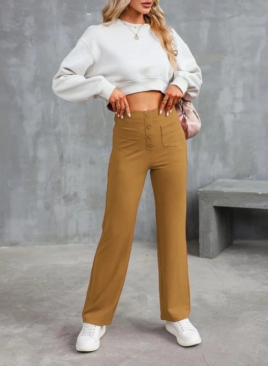 🔥BIG SALE 50% OFF💷Women's Casual High Waist Stretch Pants