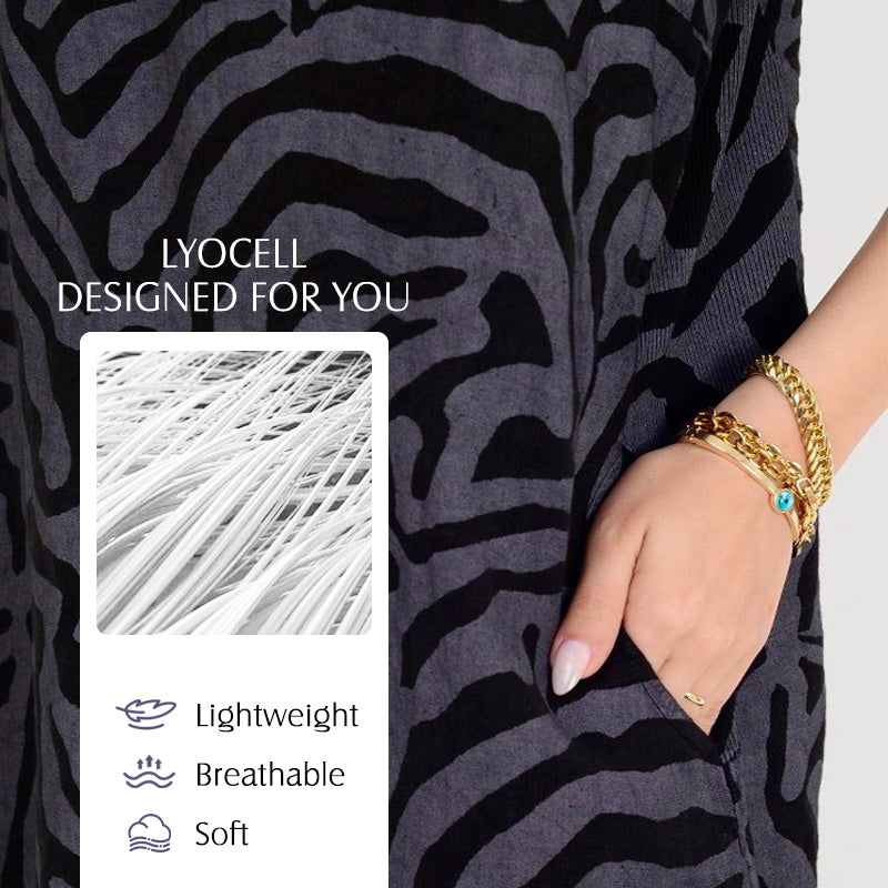 🎁✨2025 New Boho Vintage Casual T-Shirt Dress💃