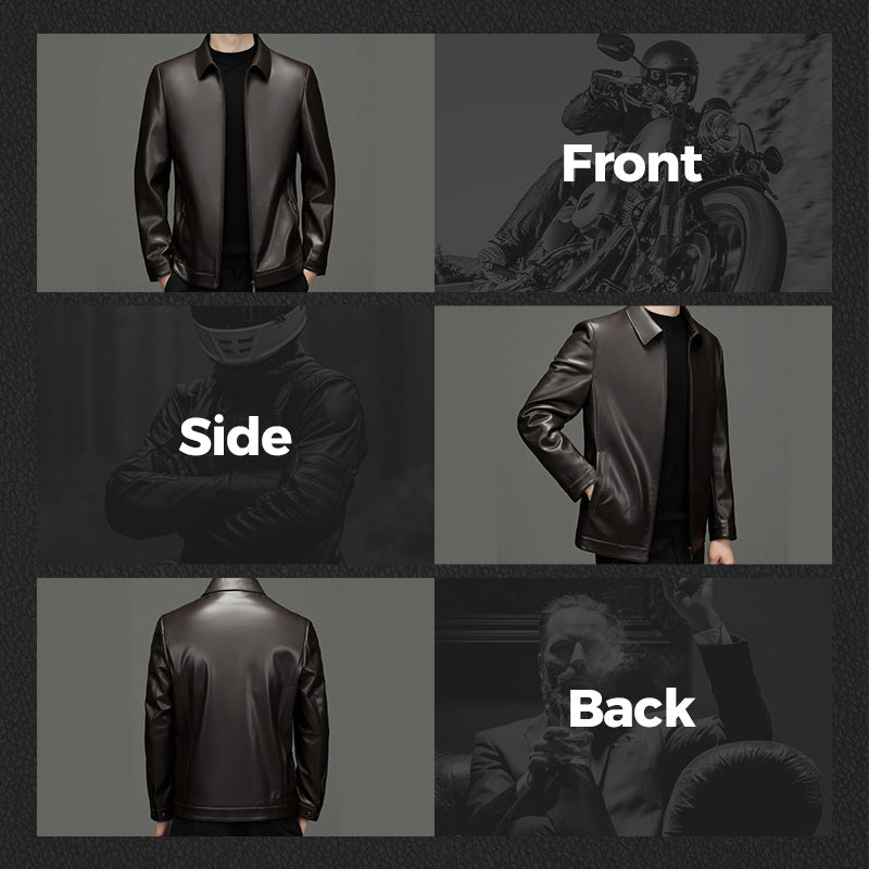 ⏳Limited-time 56% off⏰Men's Classic Leather Jacket🧥