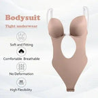 ✨ LAST DAY 49% OFF ✨ Backless Body Shaper Bra - Seamless Lift & Tummy Control | Invisible Under Backless Dresses & Tops | UK Sizes