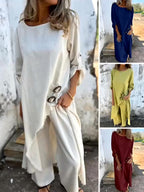 🥰Last Day 49% OFF💃2025 Women's Irregular Dress and Loose Fit Pants