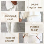 ⏰ Now only 50% off!🔥Round-Neck Long-Sleeved Top ＆ Pants 2-Piece Set | Wrinkle-Free & Breathable |