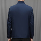 👑Casual jacket with stand-up collar and zip fastening for men