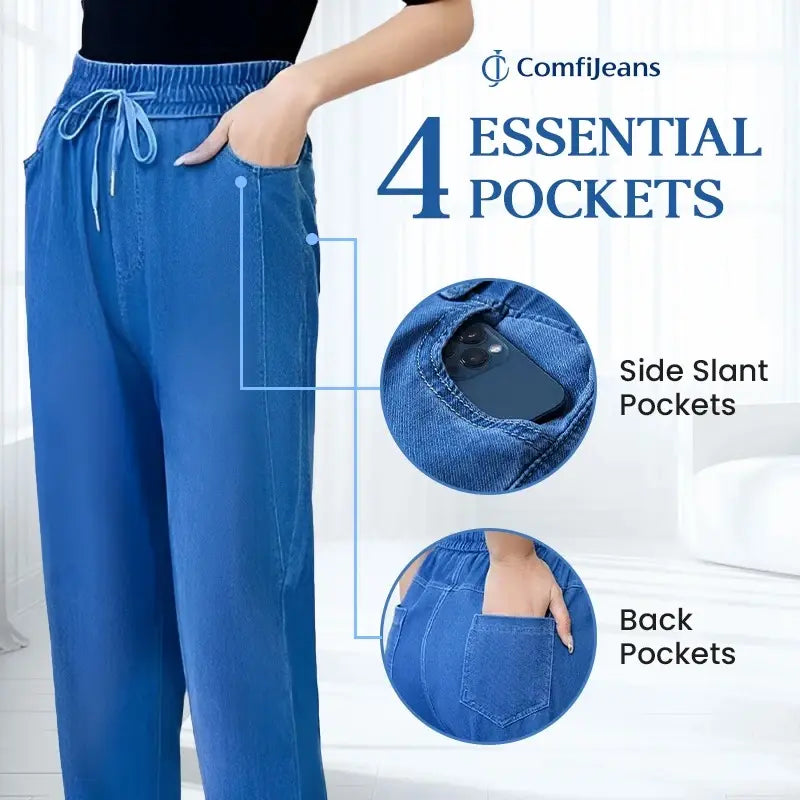 ⏰ Now only 50% off!👖🌷LAST DAY SALE 50% OFF!!💥 High Waist Ultra-Stretch Mom Jeans