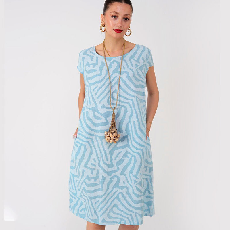 🎁✨2025 New Boho Vintage Casual T-Shirt Dress💃