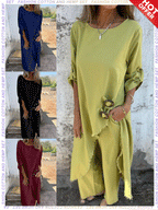 🥰Last Day 49% OFF💃2025 Women's Irregular Dress and Loose Fit Pants