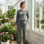 🔥LAST DAY 50% OFF✨Women's Crew Neck Top & Drawstring Pants Set