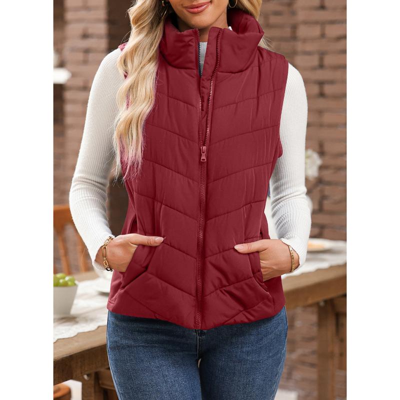 💖HOT SALE 55% OFF✨️Womens Sleeveless Zip Up Puffer Vest💗-Cozy Without Bulk
