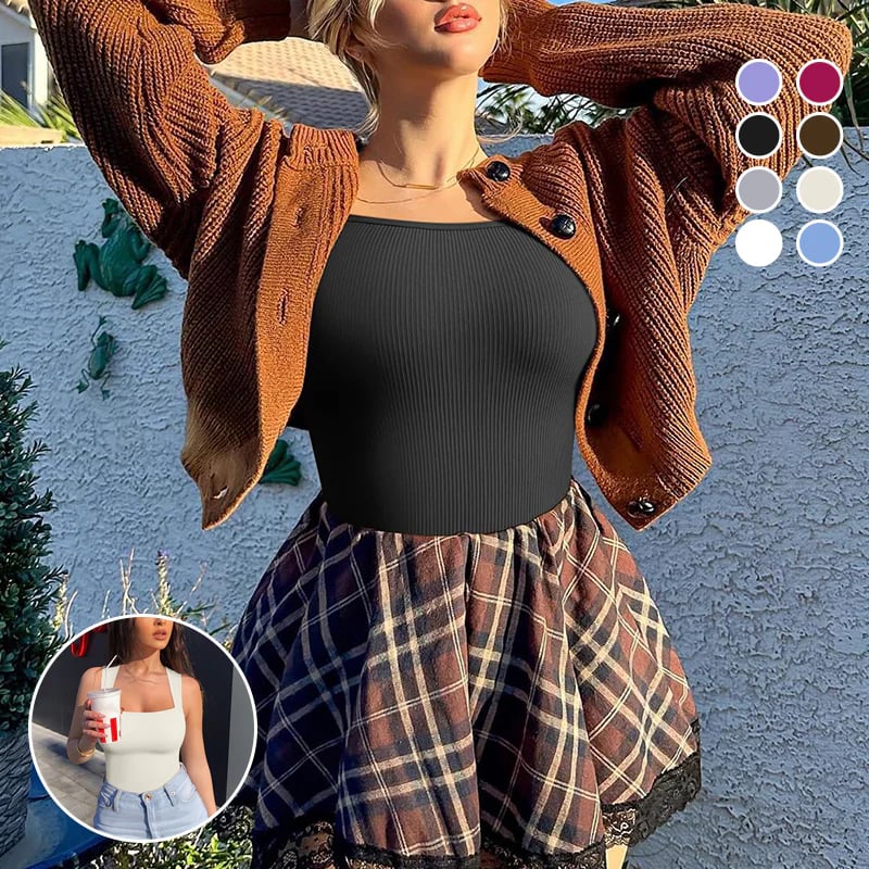 💥Big Sale-49% Off🔥Sleeveless Tummy Control Tank Tops Bodysuits