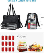 🔥Hot Sale 49% OFF🔥3 in 1 Lunch Tote Bag for Women