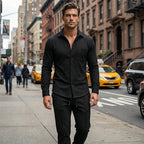 ⏰ Now only 50% off!⏰Men’s Casual Waffle Shirt Pants 2-Piece Set