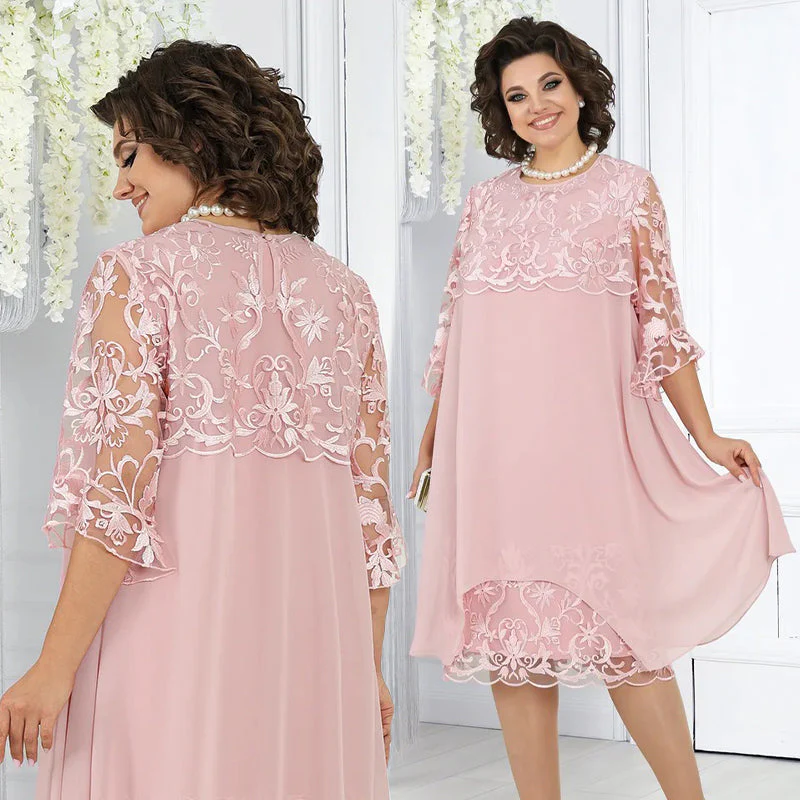 💕What should I wear tomorrow?💕Sheer Breeze Layered Lace Dress