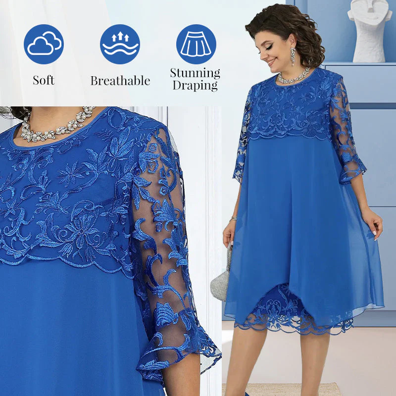 💕What should I wear tomorrow?💕Sheer Breeze Layered Lace Dress