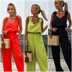 💕Limited Sale 49% OFF💕Women's Sleeveless Wide Leg Jumpsuit