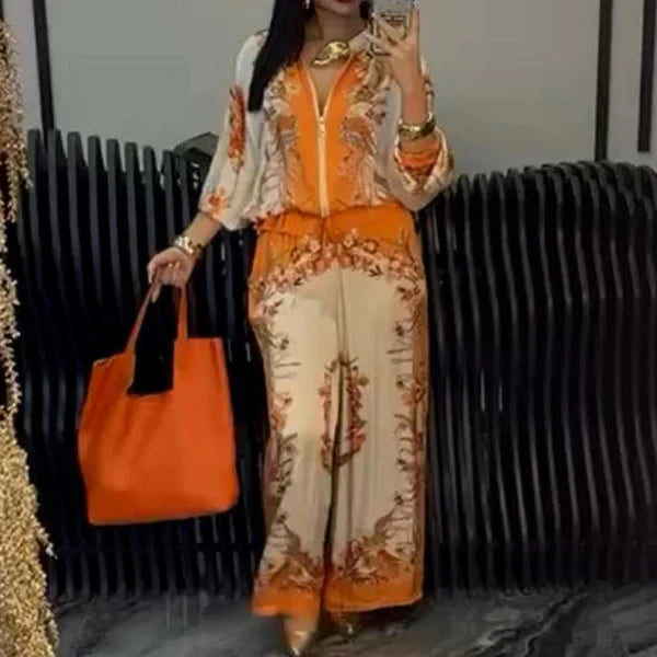 💕Limited Sale 49% OFF💕Women’s Elegant Zip-Up Two-Piece Set