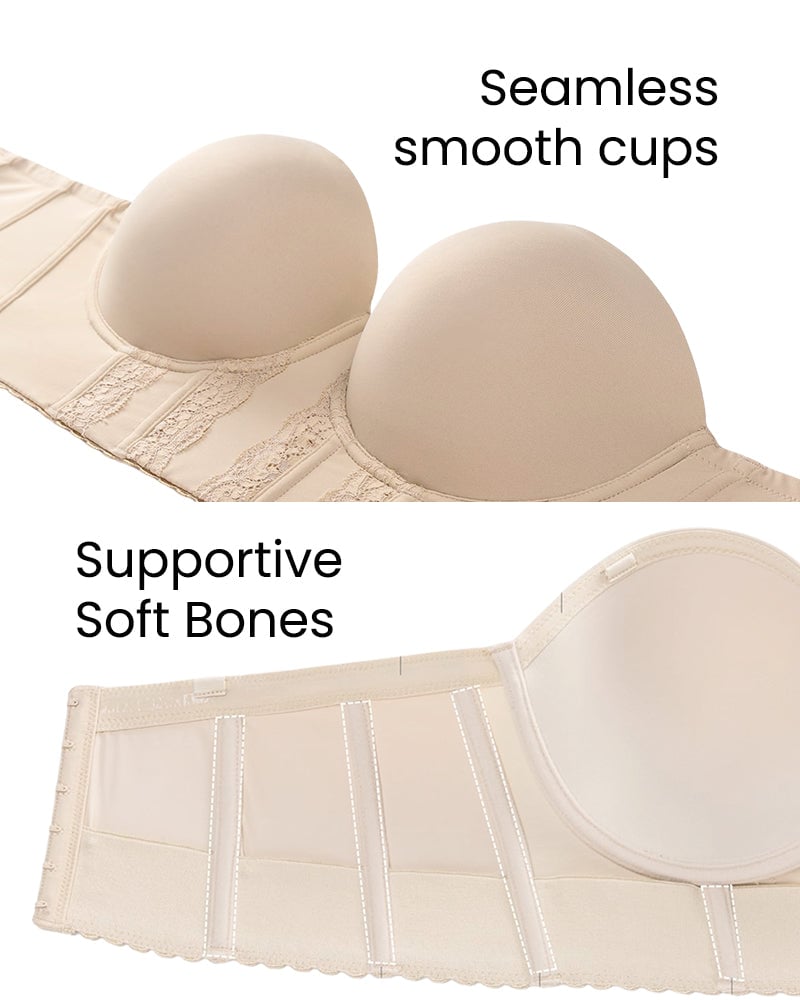 💗Big Sale-49% Off🎀The Low Back Strapless Bra