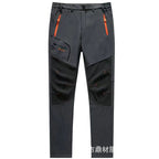 🏆LAST DAY SALE 50% OFF!!🔥Men's Waterproof Winter Trousers with Fleece Lining Cargo Pants