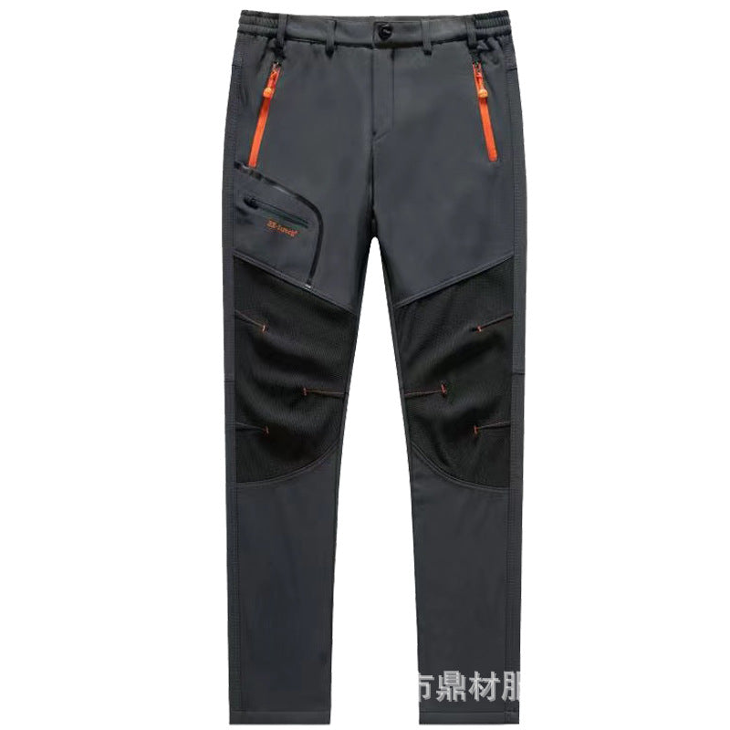 🏆LAST DAY SALE 50% OFF!!🔥Men's Waterproof Winter Trousers with Fleece Lining Cargo Pants