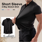 🔥Hot Sale 49% Off🔥Men's Short Sleeve 4-Way Stretch Shirt