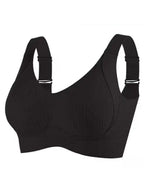 🎁Buy 1 Get 3 Packs💕Women's Ribbed Push Up Adjustable Wireless Bra🌸
