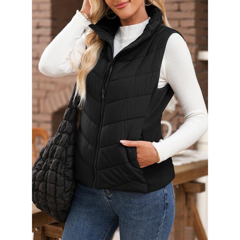 💖HOT SALE 55% OFF✨️Womens Sleeveless Zip Up Puffer Vest💗-Cozy Without Bulk
