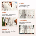 🌸Spring Specials🌸 Women's V-Neck Lace Midi Dress