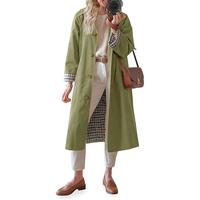 💗LAST DAY - PROMOTION💗Imily Bela Women's Long Trench Coat Single Breasted Oversized Windproof Overcoat Fashion Outerwear