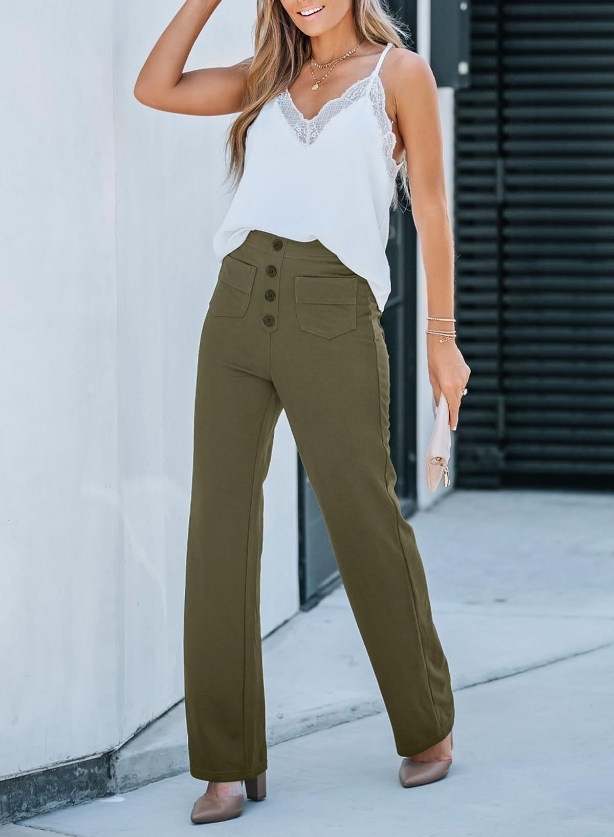 🔥BIG SALE 50% OFF💷Women's Casual High Waist Stretch Pants