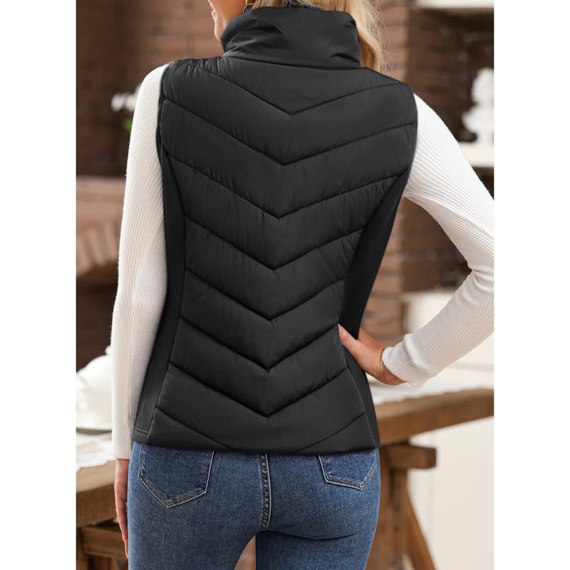 💖HOT SALE 55% OFF✨️Womens Sleeveless Zip Up Puffer Vest💗-Cozy Without Bulk