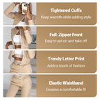 🎉Hot Sale 50% OFF😍Women's 3-Piece Zip-Up Tracksuits (jacket+vest+trousers)