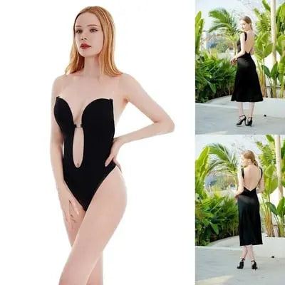 ✨ LAST DAY 49% OFF ✨ Backless Body Shaper Bra - Seamless Lift & Tummy Control | Invisible Under Backless Dresses & Tops | UK Sizes