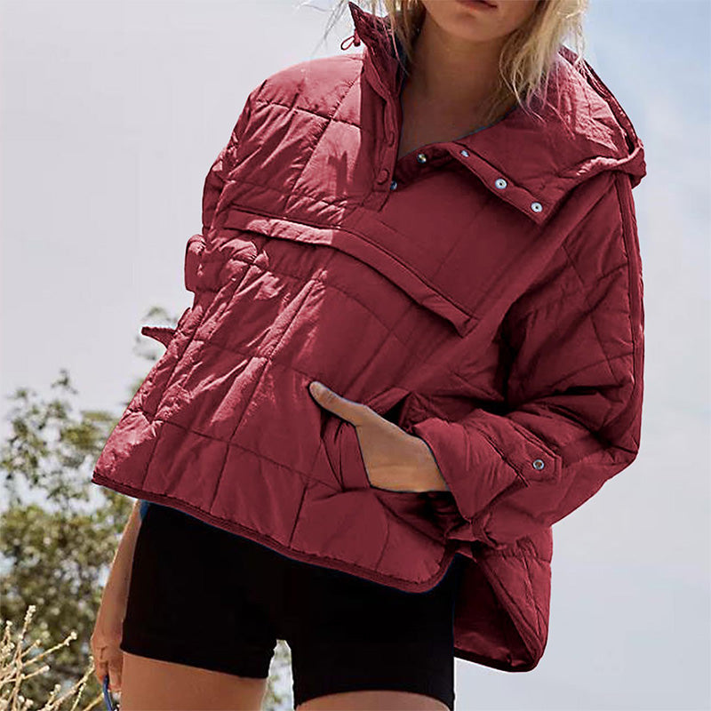 🔥49% OFF🌟Warm loose hooded coat for women in winter