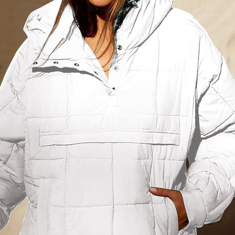 🔥49% OFF🌟Warm loose hooded coat for women in winter