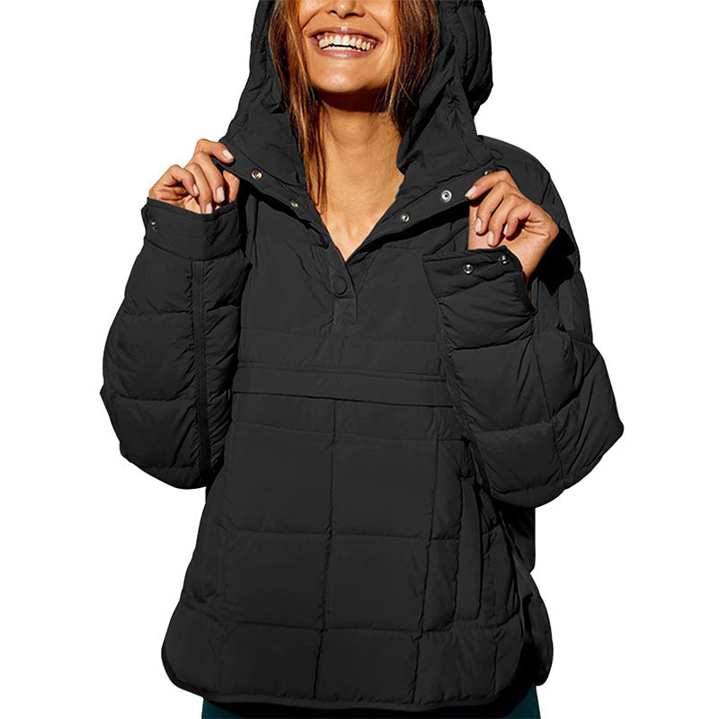 🔥49% OFF🌟Warm loose hooded coat for women in winter