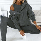 💜 LAST DAY PROMOTION - 50%OFF 💜 Hooded Casual and Comfortable Sweatshirt Suit