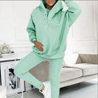 💜 LAST DAY PROMOTION - 50%OFF 💜 Hooded Casual and Comfortable Sweatshirt Suit