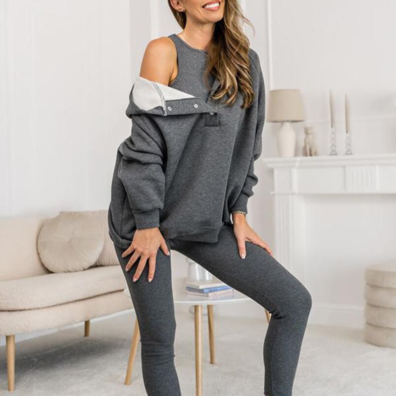 💜 LAST DAY PROMOTION - 50%OFF 💜 Hooded Casual and Comfortable Sweatshirt Suit
