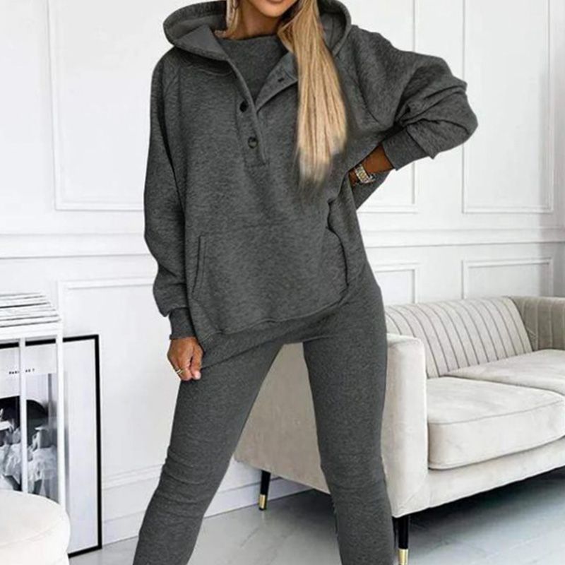 💜 LAST DAY PROMOTION - 50%OFF 💜 Hooded Casual and Comfortable Sweatshirt Suit